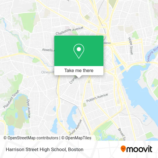 Harrison Street High School map