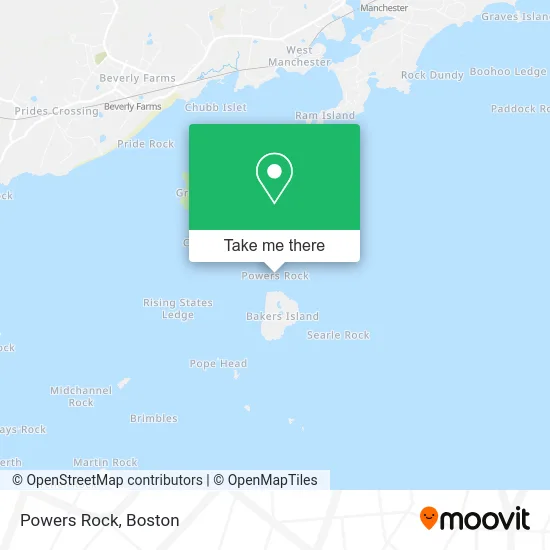 Powers Rock map
