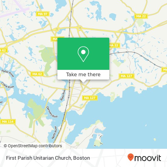 Mapa de First Parish Unitarian Church