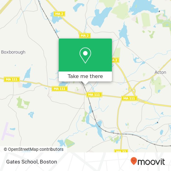 Mapa de Gates School