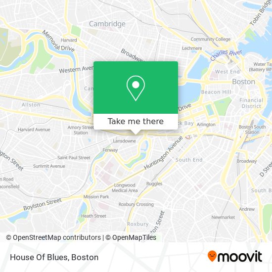 Mapa de House Of Blues