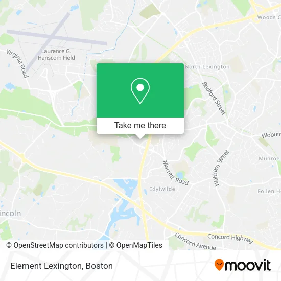 Element Lexington map