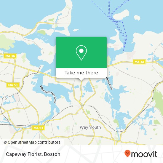 Mapa de Capeway Florist