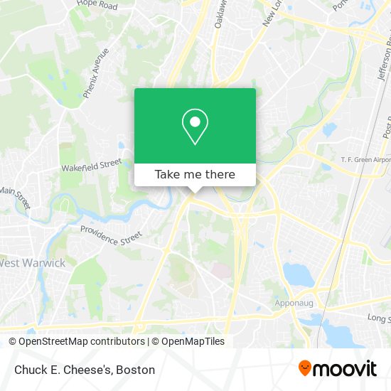 Mapa de Chuck E. Cheese's