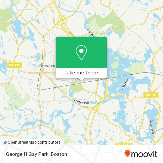 George H Gay Park map
