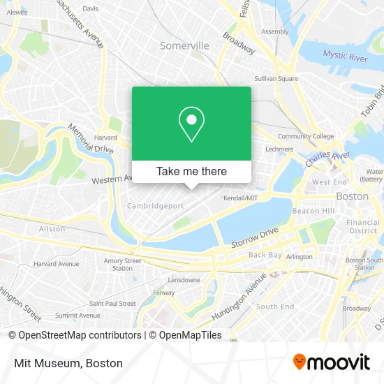 Mit Museum map