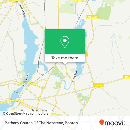 Mapa de Bethany Church Of The Nazarene