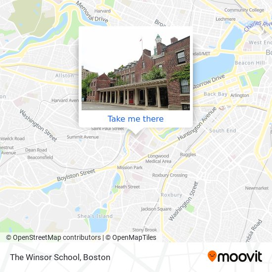 Mapa de The Winsor School