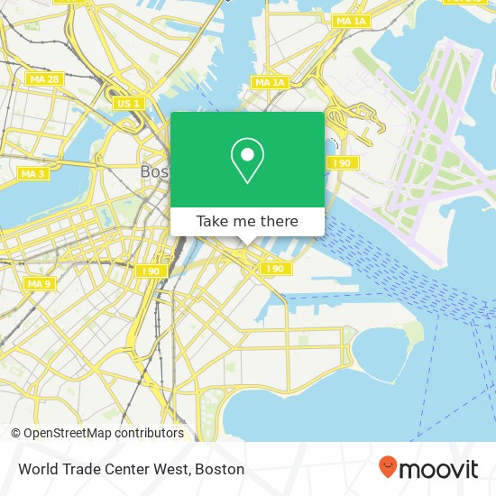 World Trade Center West map