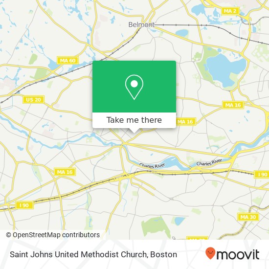 Mapa de Saint Johns United Methodist Church