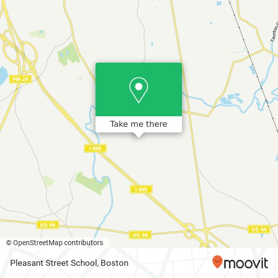 Pleasant Street School map