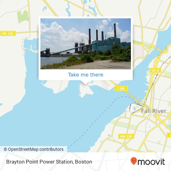 Brayton Point Power Station map