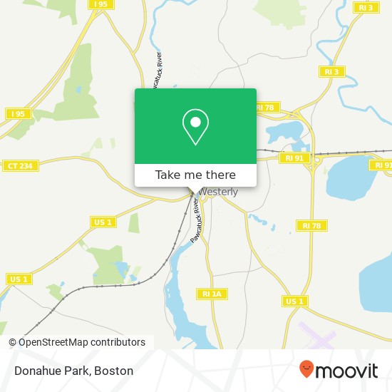 Mapa de Donahue Park