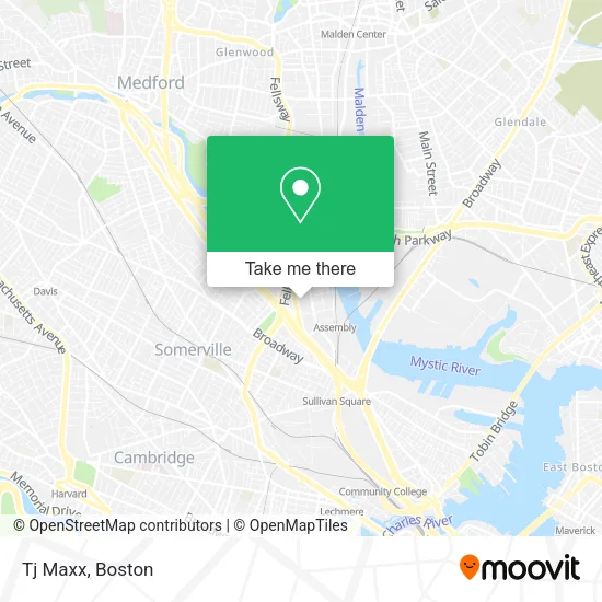 Mapa de Tj Maxx