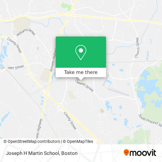 Joseph H Martin School map