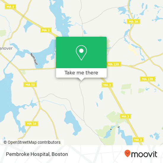 Mapa de Pembroke Hospital