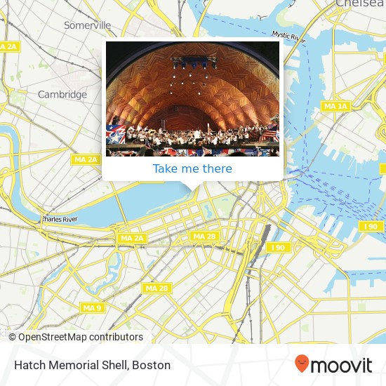 Hatch Memorial Shell map