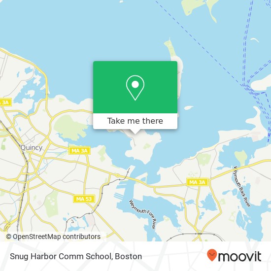 Mapa de Snug Harbor Comm School