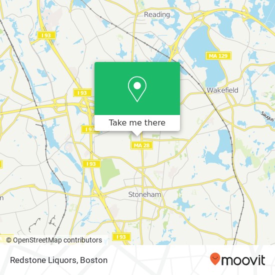 Redstone Liquors map
