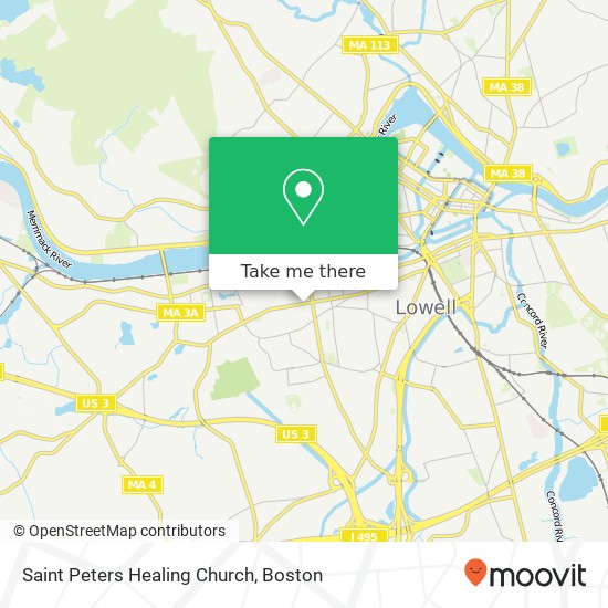 Mapa de Saint Peters Healing Church