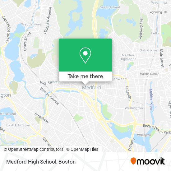 Mapa de Medford High School