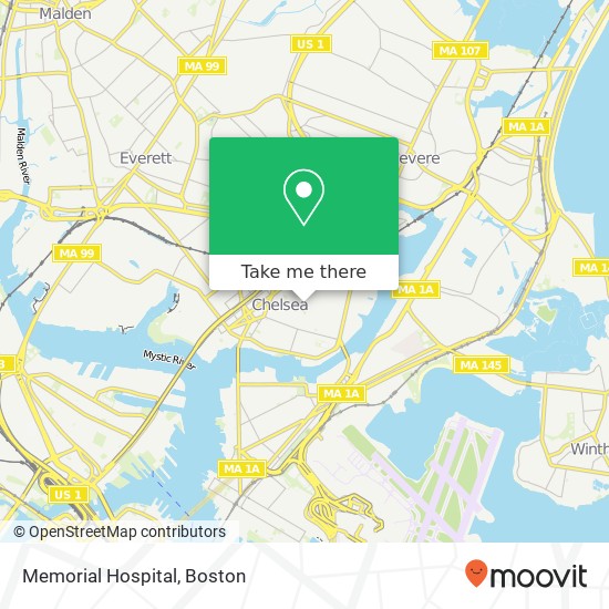 Memorial Hospital map