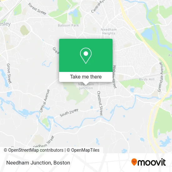 Mapa de Needham Junction