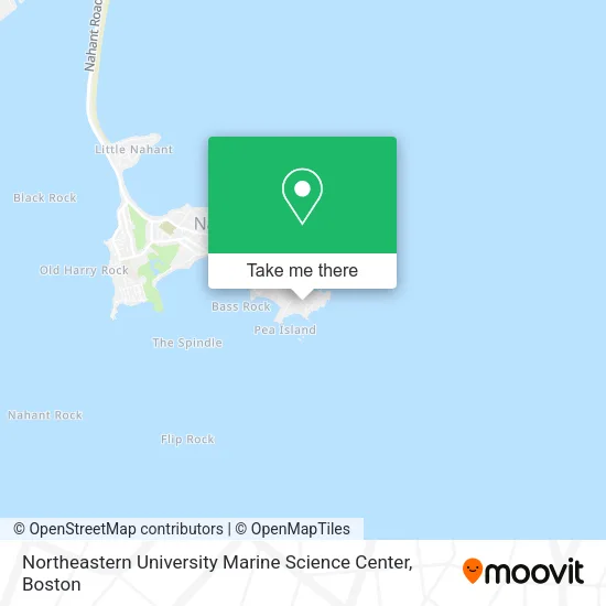 Northeastern University Marine Science Center map