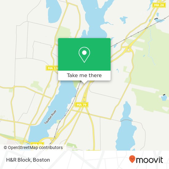 H&R Block map