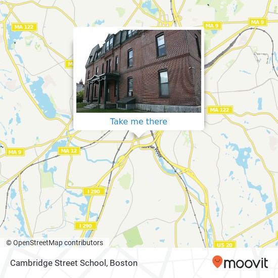 Cambridge Street School map