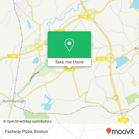 Fastway Pizza map