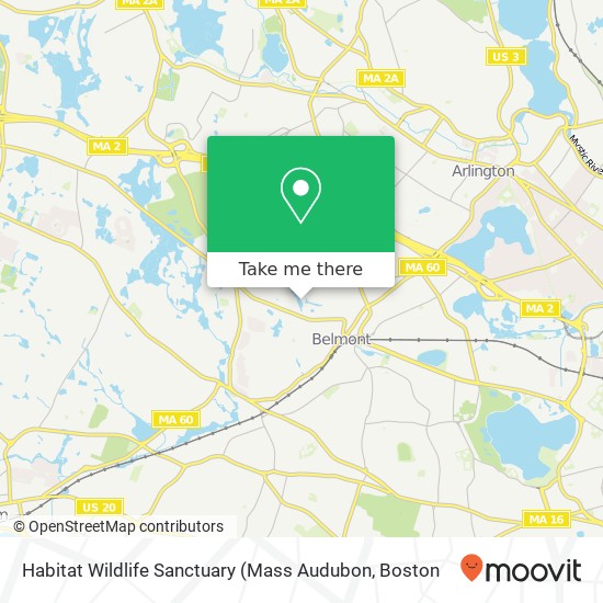 Mapa de Habitat Wildlife Sanctuary