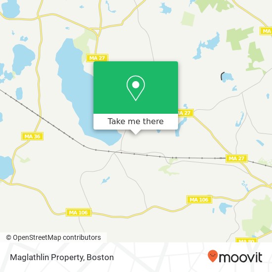 Mapa de Maglathlin Property