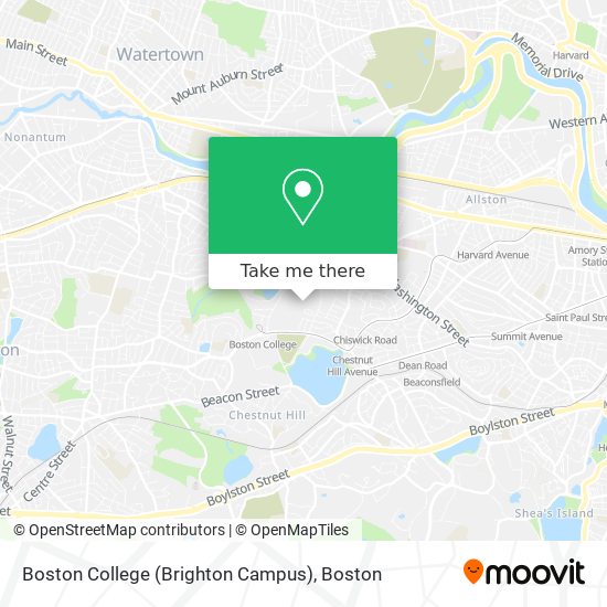 Boston College (Brighton Campus) map