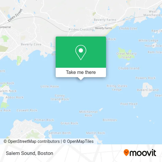 Salem Sound map