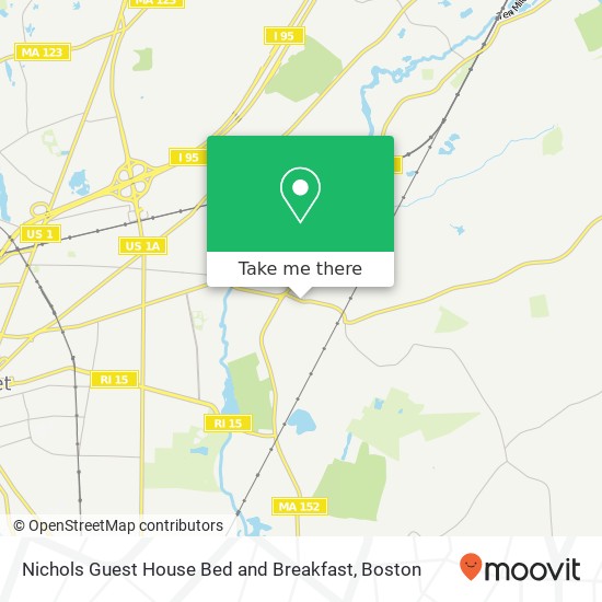 Nichols Guest House Bed and Breakfast map