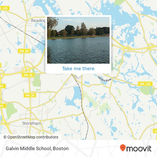 Mapa de Galvin Middle School