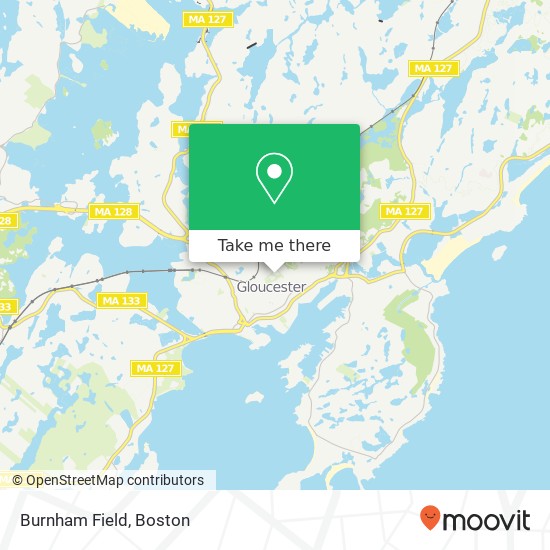 Burnham Field map