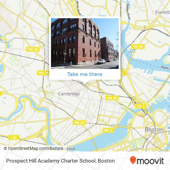 Prospect Hill Academy Charter School map