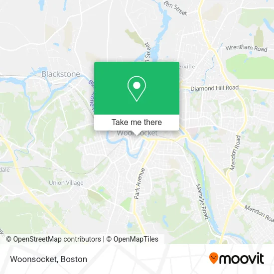 Woonsocket map
