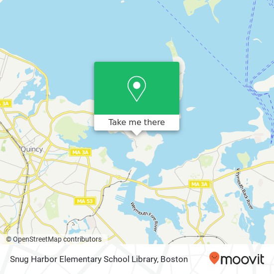 Mapa de Snug Harbor Elementary School Library