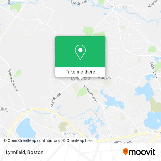 Lynnfield map