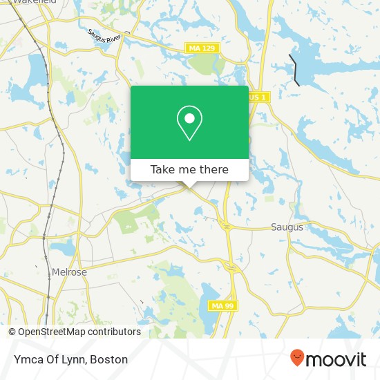 Mapa de Ymca Of Lynn