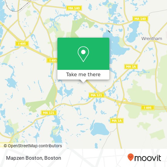 Mapa de Mapzen Boston