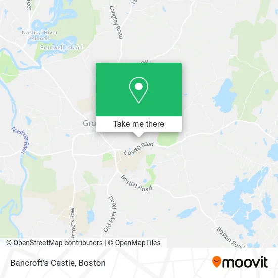 Bancroft's Castle map