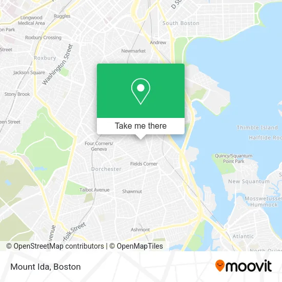 Mount Ida map
