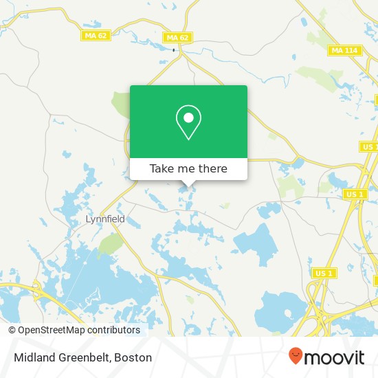 Mapa de Midland Greenbelt