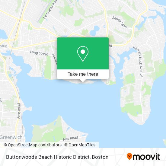 Buttonwoods Beach Historic District map