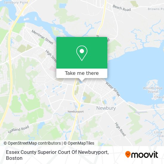 Essex County Superior Court Of Newburyport map