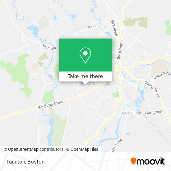 Mapa de Taunton